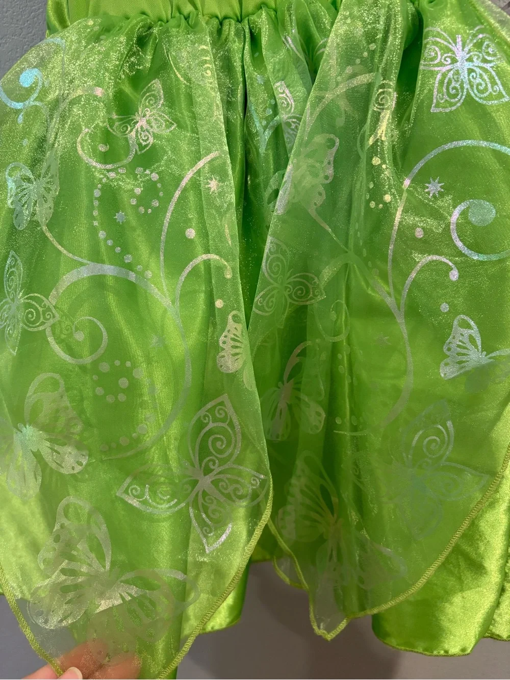Disney Store Tinker Bell Halloween Costume Toddler Girls Size 5/6 Fairy Princess